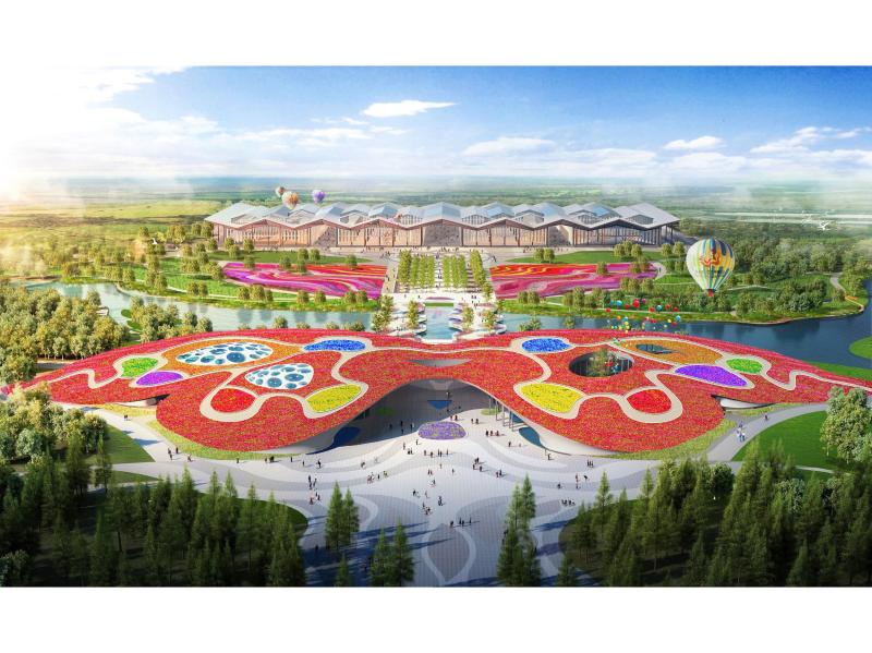 花海映崇明，盛事待君臨——倒計時307天，第十屆中國花博會即將綻放生態園